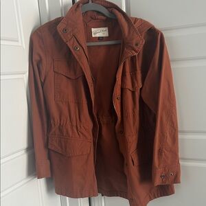 Burnt Orange Utility Jacket